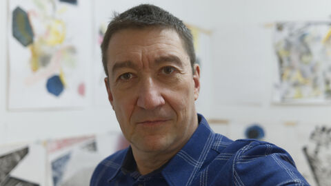 Portrait des Künstlers und Pädagogen Georg Geuenich.